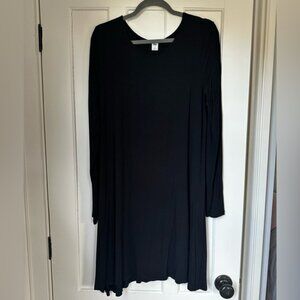 Old Navy Black Long Sleeve Dress